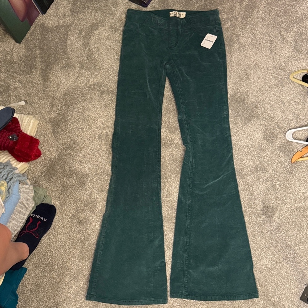 We The Free Green Corduroy Pants